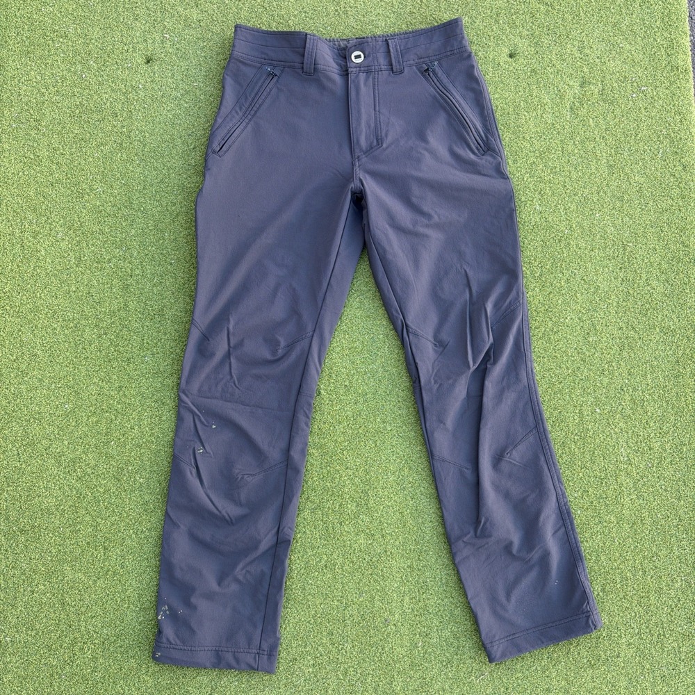 Kuhl Transcendr Pants Mens 30x30 Hiking Stretch Zip Pockets 5250 Blue Gray